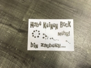 Mehrwegschablone "bin zaubern"